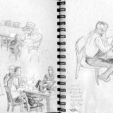 Saxy Ballroom Sketch Crawl