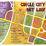 Circle City Art Loop Map