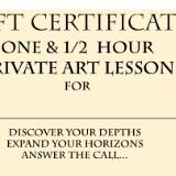 Private ART LESSONS - 20% Off