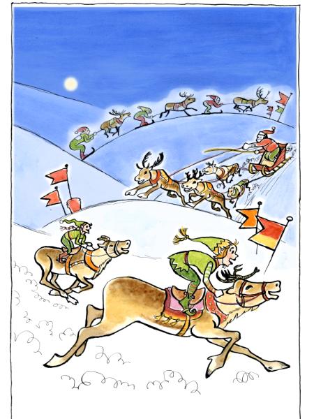 Elf Judy #1 - Reindeer Race!