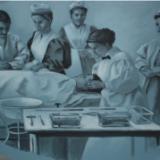 Nursing History Mural, detail (Hospital Nursing)