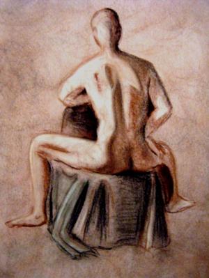 Seated Figure by Moira McManus