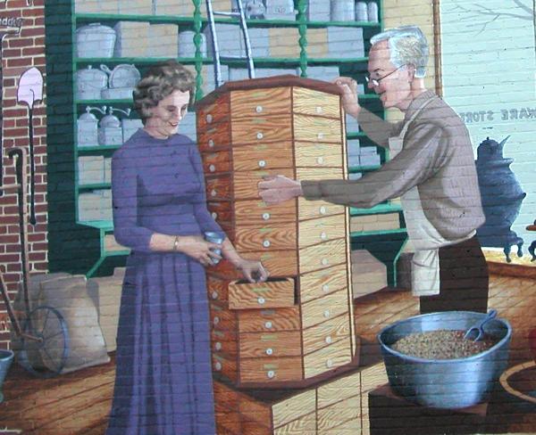 Hardware Store Mural, detail